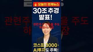  30조 추경! 전 국민 25만원 지급 확정｜코스피 3000 돌파·AI 데이터센터 착공｜6월 22일 경제뉴스 요약