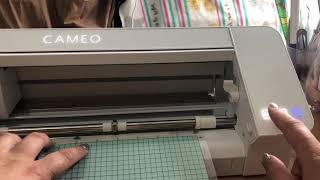 Doing your first cut on the silhouette Cameo 4