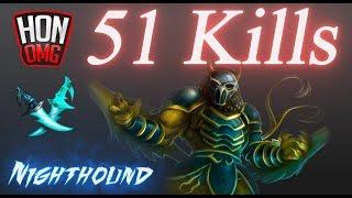 HoN OMG | 51 Kills - Nighthound - CockInFace (Immortal - Rank) [730 GPM]