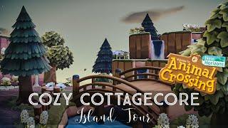 COZY NATURAL COTTAGECORE ISLAND TOUR | Animal Crossing New Horizons | theresa of erised