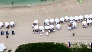 Sunday beach from the balcony! Sunny Isles Beach oceanfront condos are providing the A+ service!