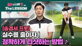 [골프레슨 - The LESSON] 실수를 줄이자 ! 정확하게 티샷하는 방법  | 골프의 모든것 - 송경서