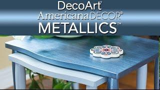 Learn About Americana Decor® Metallics™ | DecoArt®