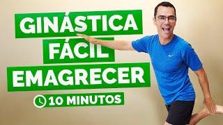 GINÁSTICA FÁCIL PARA EMAGRECER EM CASA | Para Iniciantes | Nível 3 | Aurélio Alfieri