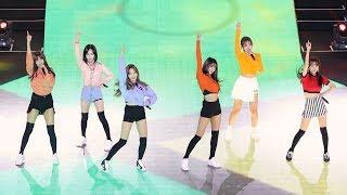 181215 에이오에이(AOA) Full ver. (빙글뱅글 + 익스큐즈미 + 사뿐사뿐 + 심쿵해) [포트나이트오픈행사] 4K 직캠 by 비몽