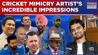 Cricket Mimicry Artist Shaarang Shringarpure Amazes With Incredible Impressions | Dhoni, Sachin