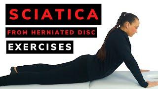 Sciatica pain relief exercises (in sciatica from herniated disc).