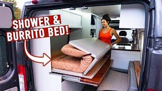 LUXURY Van Tour + DESIGN REVIEW of Innovative Campervan Layout