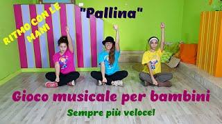 Gioco musicale per bambini dell'infanzia e della primaria-ritmo con le mani-"Pallina"