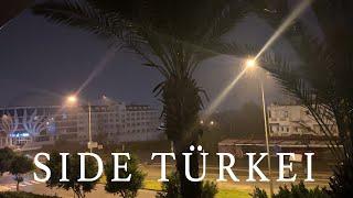 Regen in der Side Türkei im November 2024 #sideturkey #evrenseki #antalya #side #türkei