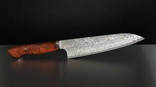 The Nigara SG2 Anmon Damascus 210mm Gyuto