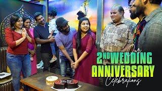 Our 2nd Wedding Anniversary !!  Sneha Sreekumar l SP Sreekumar