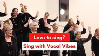 Do you love to sing? Sing with Vocal Vibes!