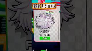 How to get Gojo Anime Hair Free Limited UGC in Cameraman Race Simulator? #freelimiteds #roblox #ugc