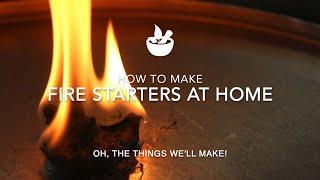 How to Make Fire Starters at Home Without Wax or Alcohol!