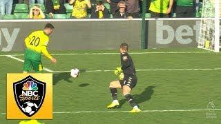 Josip Drmic grabs consolation goal for Norwich City v. Aston Villa | Premier League | NBC Sports