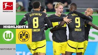 VfL Wolfsburg - Borussia Dortmund | 1:3 | Zusammenfassung | Bundesliga 2024-25