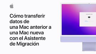 Cómo transferir datos de una Mac anterior a una Mac nueva | Soporte técnico de Apple