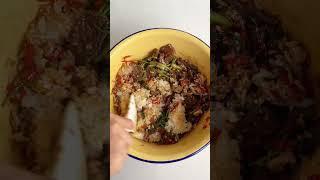 香菜牛肉拌饭！！！太好吃了#抖音美食推荐官 #农村美食 #好吃到停不下来 #妈呀太香了 #张拾亿拌饭