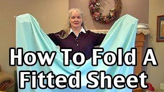 How to Fold A Fitted Sheet