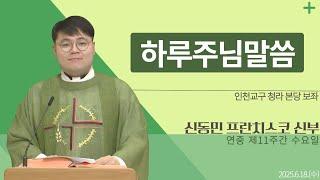 [하루 주님 말씀] 2025년 6월 18일 연중 제11주간 수요일 매일미사ㅣ신동민 프란치스코 신부 오늘의 복음&강론