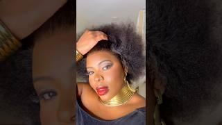 Afro Wig #cleangirlmakeup #afrowigs #lacefrontwig