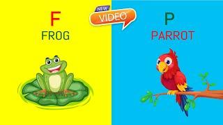 English Alphabet Song | ABC Song | A for Apple , B for Ball | Alphabet Song with two words