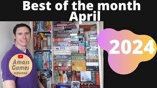 Best of the month April 2024 BotM AmassGames #boardgame #tabletop #tableideas #games #gamers games