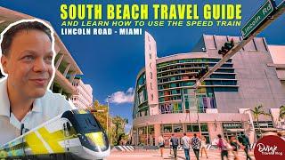 THINGS TO DO in The LINCOLN ROAD of South Beach, Miami. (Brightline train, Restaurants, beach)