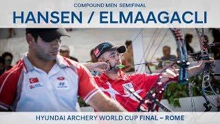 Stephan Hansen v Demir Elmaagacli – Compound Men’s Semifinal | Rome 2017