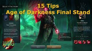 15 Tips Age of Darkness Final Stand