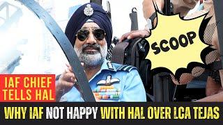 IAF Chief ACM AP Singh Tells HAL Why Is IAF Not Happy With HAL Over LCA Tejas | Scoop