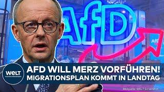 MIGRATION: Fällt Merz um? Plan der Union könnte scheitern - AfD plant Abstimmung im Landtag