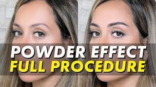 Getting Powder/Ombré brows | Permanent makeup | Full procedure video | Eye Design NY