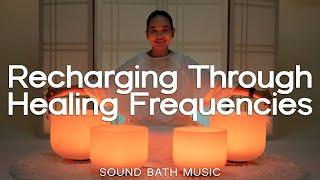 Sound Bath | Sleep Music | crystal singing bowl 