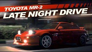 Toyota MR-2 Late Night Drive // Cinematic Car Videography // Indonesia