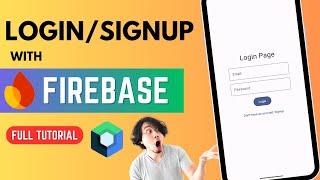 All about Firebase Authentication  | Login & Signup | Jetpack Compose