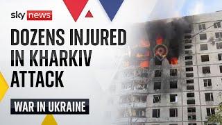 Ukraine: Pressure grows on West over long range-missiles after Kharkiv attack leaves dozens injured