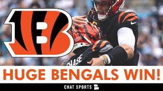 Cincinnati Bengals HUGE WIN Over Panthers Behind Chase Brown’s MASSIVE Game, Joe Burrow, Tee Higgins