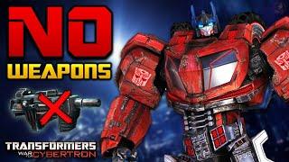 Can You Beat WAR FOR CYBERTRON With Only Melee?