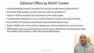 Editorial Service || RIGHT-Center || LEEDERS