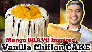 Mango Bravo Cake Using Vanilla Chiffon Cake Recipe