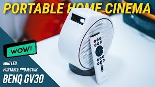 BenQ GV30: The ULTIMATE Portable Projector with Built-In 2.1 Speakers!