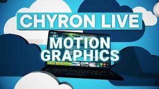 Chyron LIVE - All-in-One Cloud Production - Motion Graphics