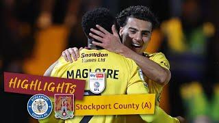 HIGHLIGHTS: Stockport County 1 Northampton Town 1