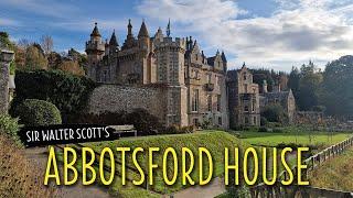 UNMISSABLE Edinburgh Day Trip - ABBOTSFORD HOUSE | Scotland Walking Tour| Scottish Borders| 4K