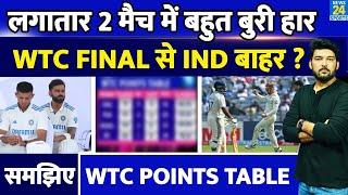 WTC Points Table: लगातार 2 हार से Team India WTC Final की रेस से बाहर? कितने मैच में जीत जरूरी?