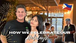 NEW YEAR IN THE PHILIPPINES  | WELCOME  2025 | FAMILY VLOG | AMERICAN FILIPINA COUPLE