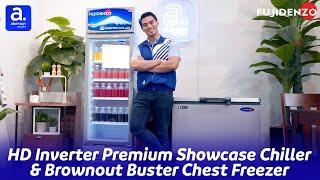 Fujidenzo HD Inverter Showcase Chiller & Brownout Buster Chest Freezer Hands-on | Abenson