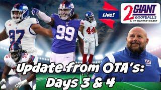 New York Giants OTA Update: Days 4 & 5